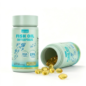 Daily Supplement Fish Oil Softgel Omega 3 EPA DHA Beauty Benefits