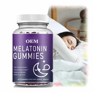 OEM Sleep Aid Gummies Vegan Candy Vitamin B6 Magnesium Melatonin