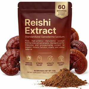 Reishi Mushroom Extract Powder Ganoderma Lucidum 30% Polysaccharides Triterpenes