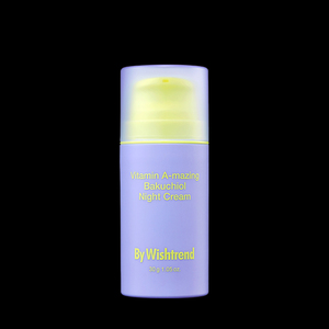 Korean Beauty Overnight Well Aging Night Cream With 1% Bakuchiol And 0.03% Retinal For Wrinkle Care Low Irritation Vegan Formula