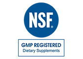 NSF registered GMP certification mark
