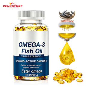 Omega-3 Fish Oil Softgels 2160 mg Active Omega-3