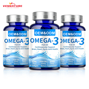 OEM Omega-3 Fish Oil Softgels With EPA DHA For Brain Eye Joint