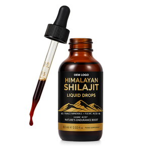 Private Label Pure Organic Shilajit Resin Liquid Drops 60ml